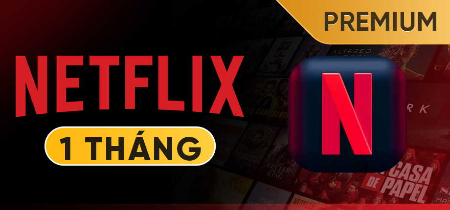 Netflix Premium 1 tháng - Tài khoản - Hình chính